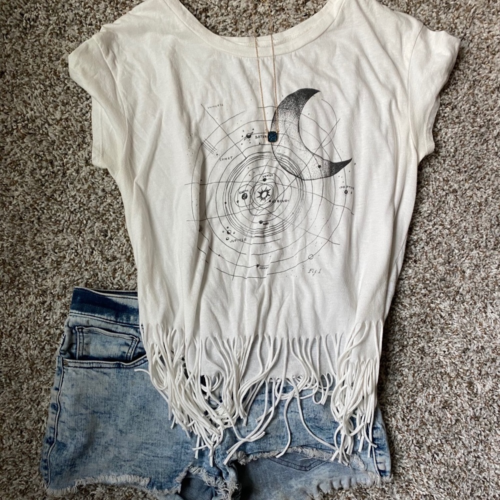 American Eagle Fringe Solar System T - Size L